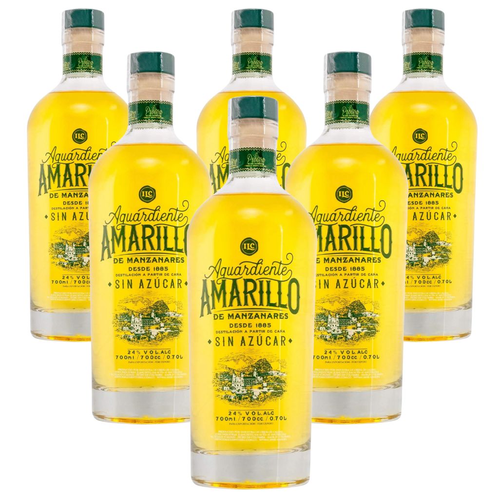 Aguardiente Amarillo de Manzanares Box (6 x 700ml)