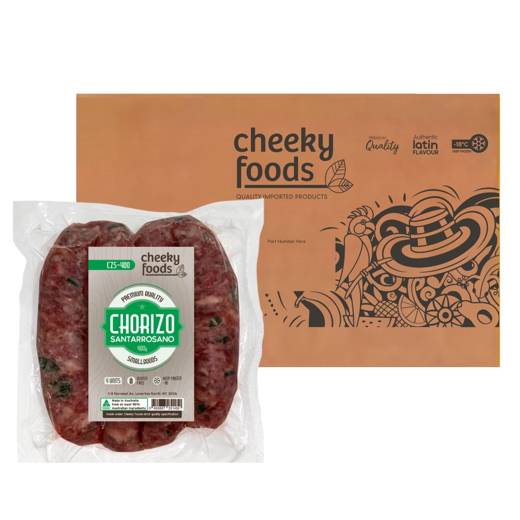 Frozen Chorizo Santarrosano Box (24 x 400g)