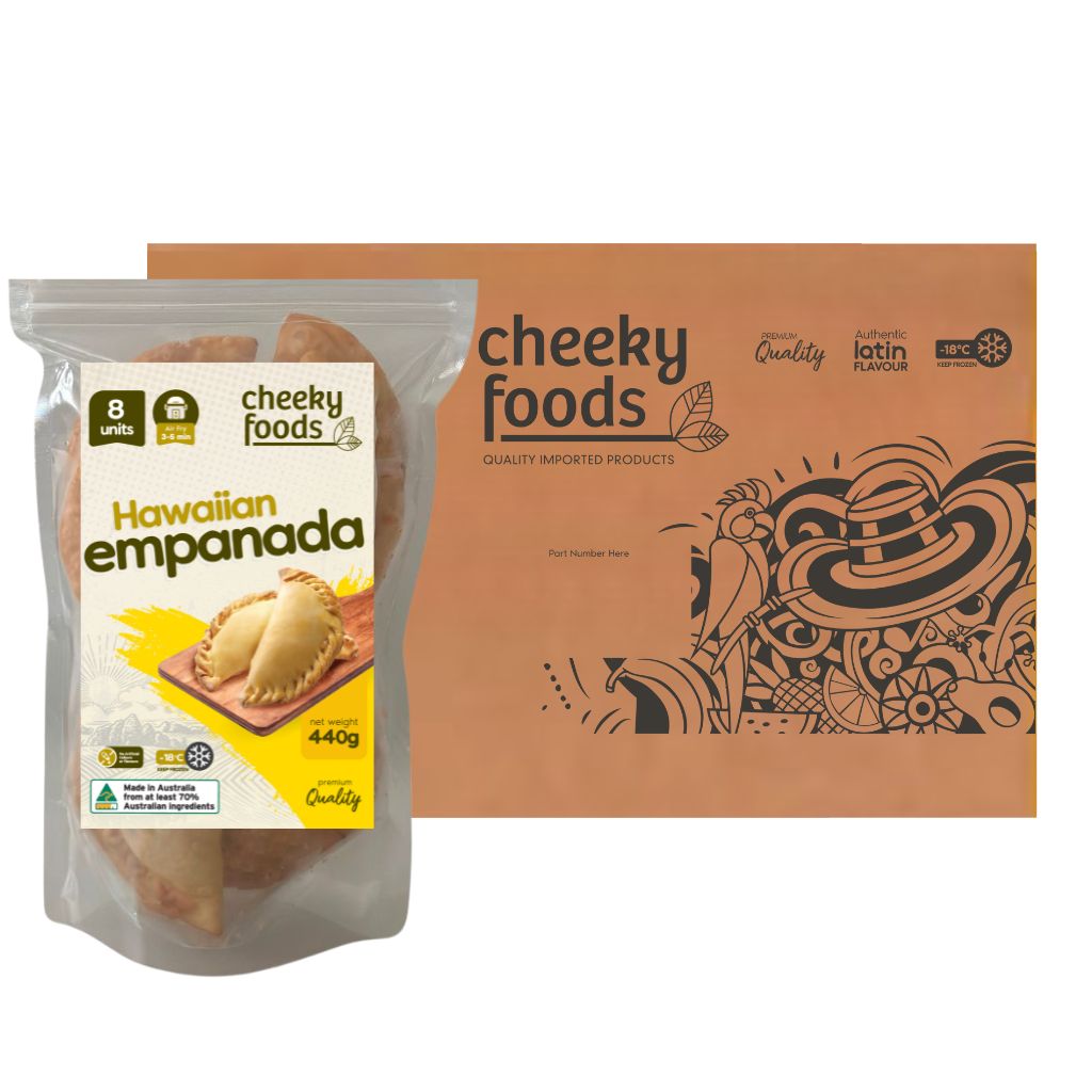 Frozen Hawaiian Empanada Cheeky Foods Box (8 x 440g)