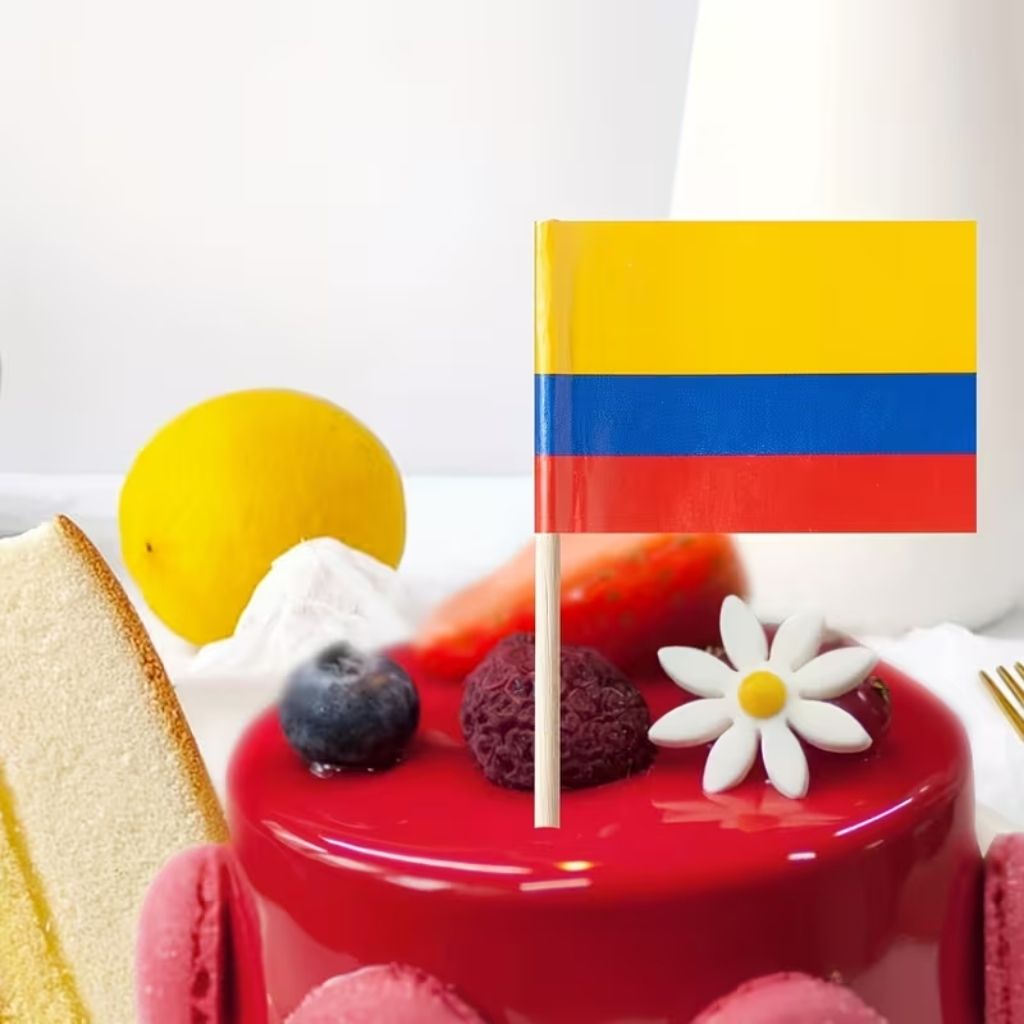 Colombia Toothpick flags x 100 pcs