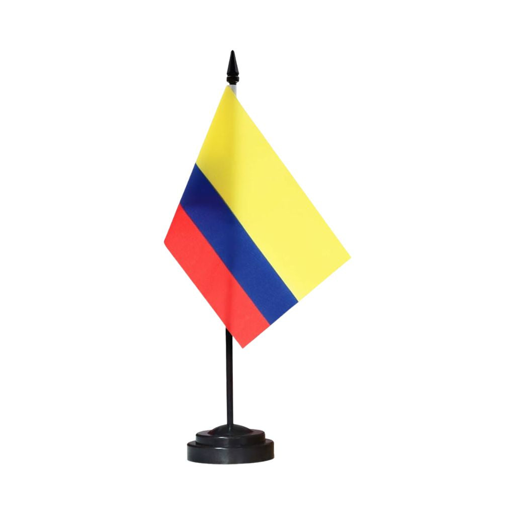 Colombia Table Flag (14cmx21cm)