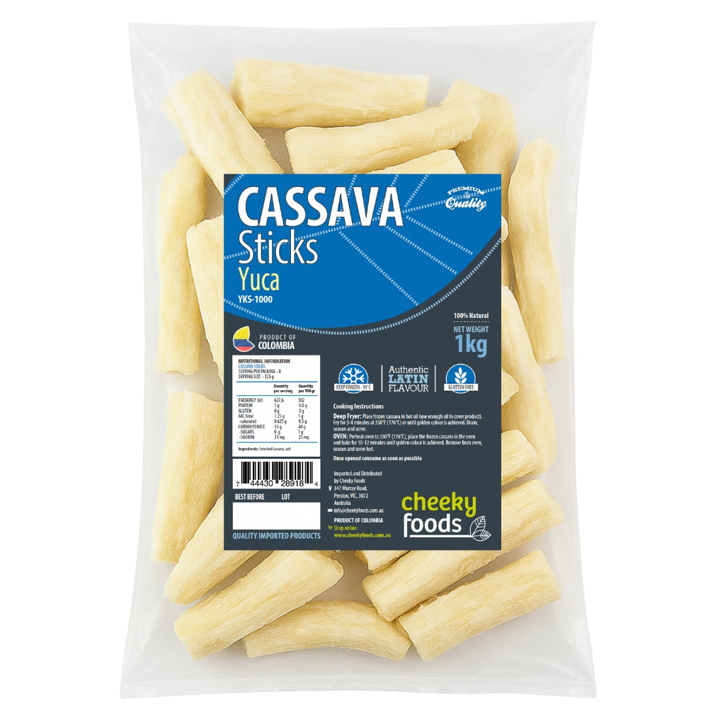 Frozen Cassava Sticks (1Kg)