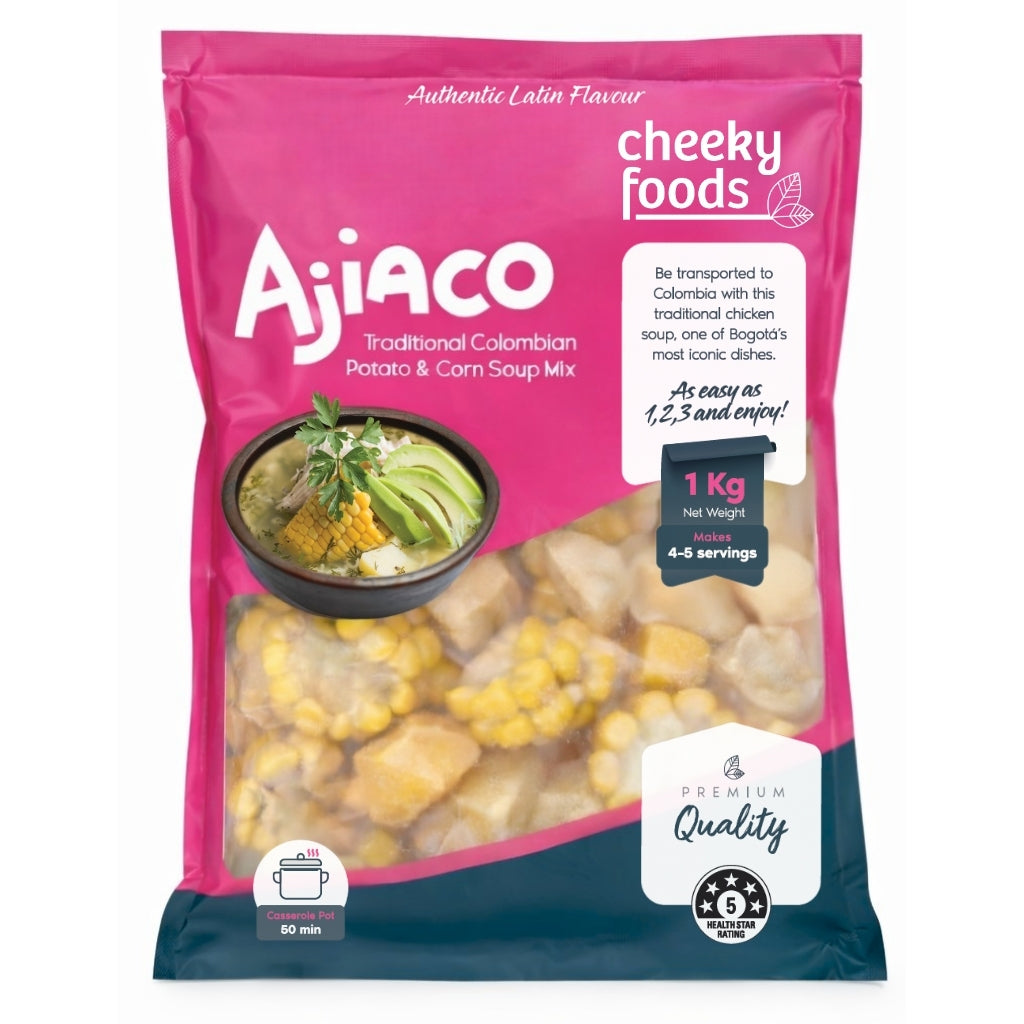 Frozen Colombian Ajiaco Corn and Potato Soup Mix (1Kg)