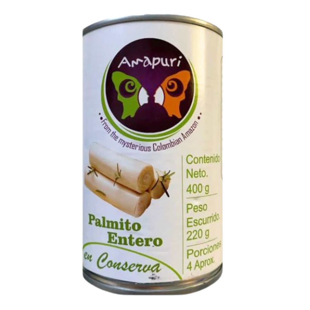 Hearts of Palm Palmito Whole Amapuri (400g)