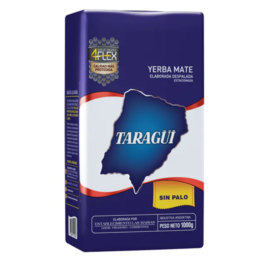 Taragui Blue Yerba Mate No Stems (1Kg)