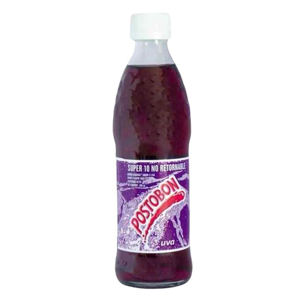 Uva Grape Soda Postobon Bottle (300 ml)