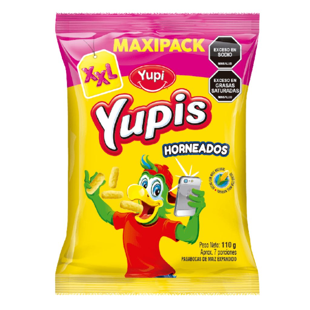 Yupis Horneados Puffed Corn Snacks (110g)