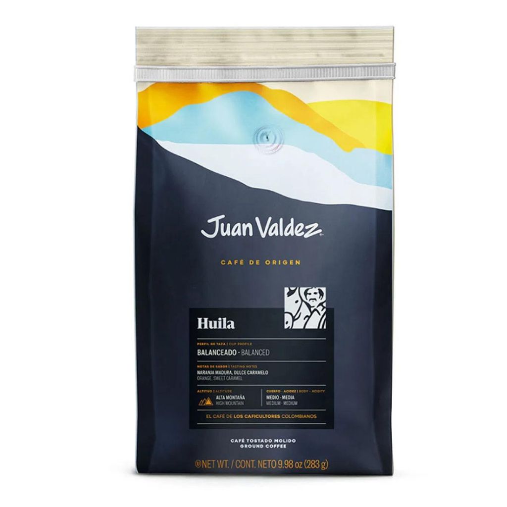 New Huila Gourmet Ground Colombian Coffee Juan Valdez (283g) 1
