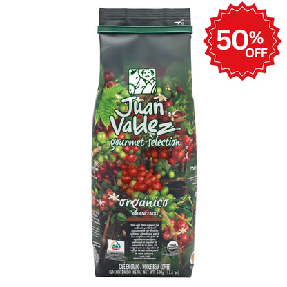 Organic Gourmet Beans Colombian Coffee Juan Valdez (500g)