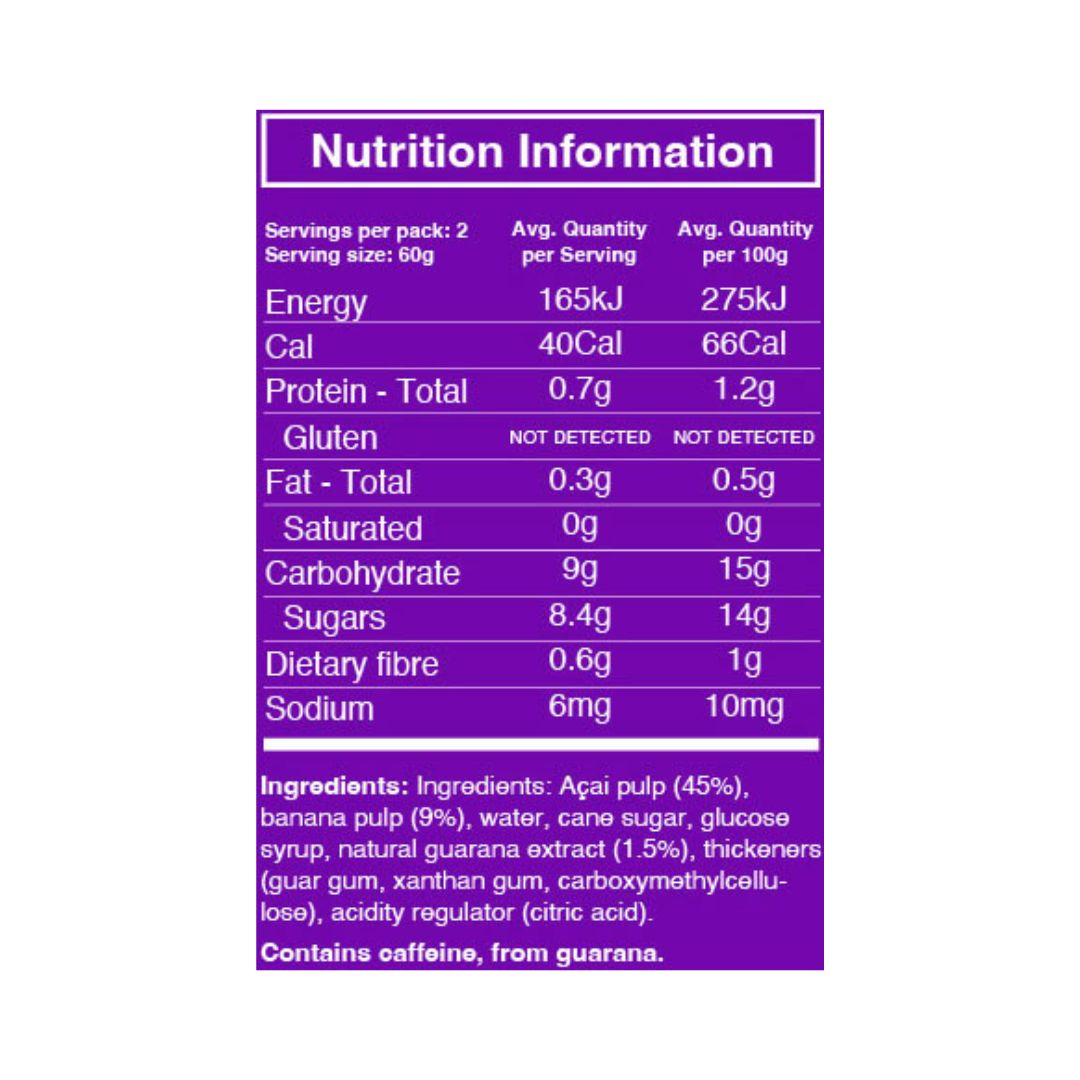 Acai BANANA Melts (150ml)