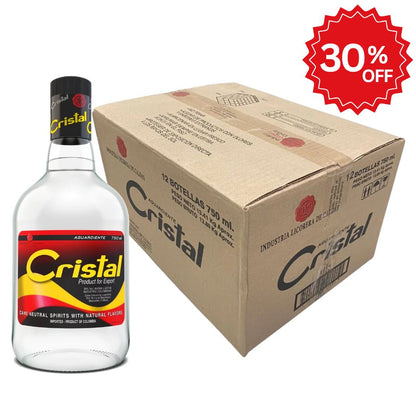 Aguardiente Cristal Traditional Box (12 x 750ml)