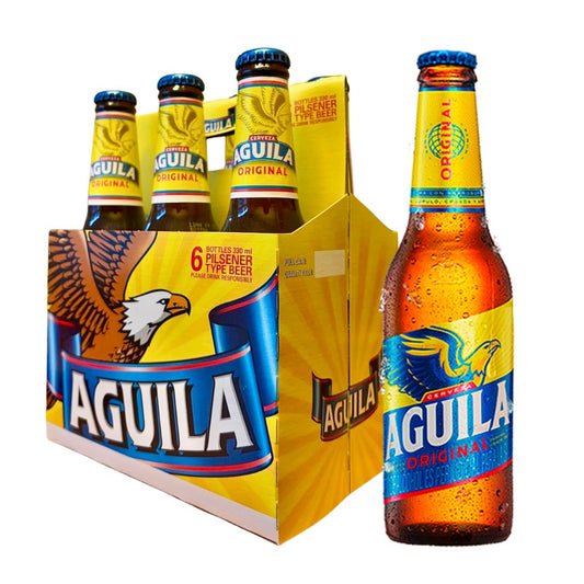 Aguila Beer Bottle - Six Pack (330 ml)