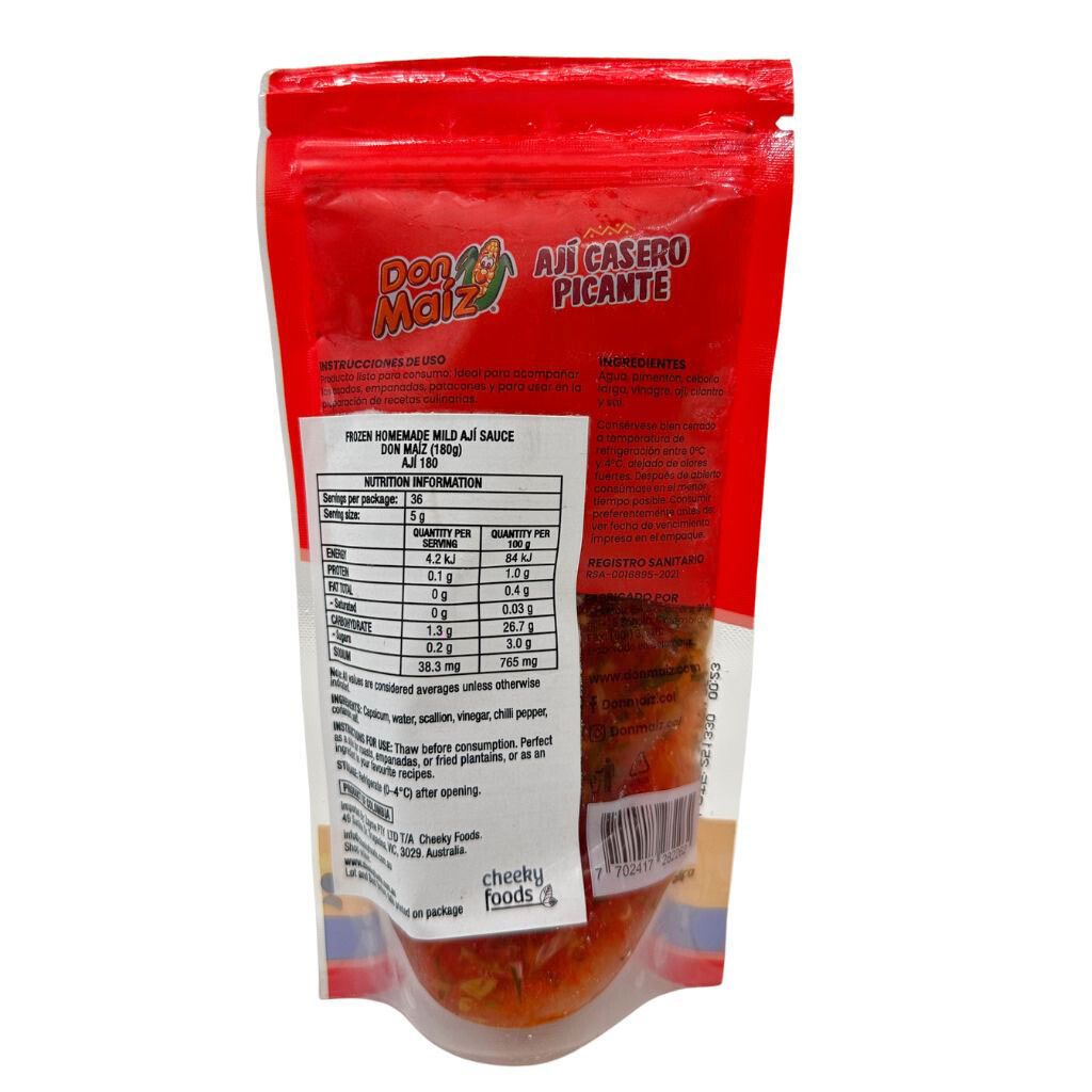 Frozen Homemade Mild Aji Sauce Don Maiz (180g)