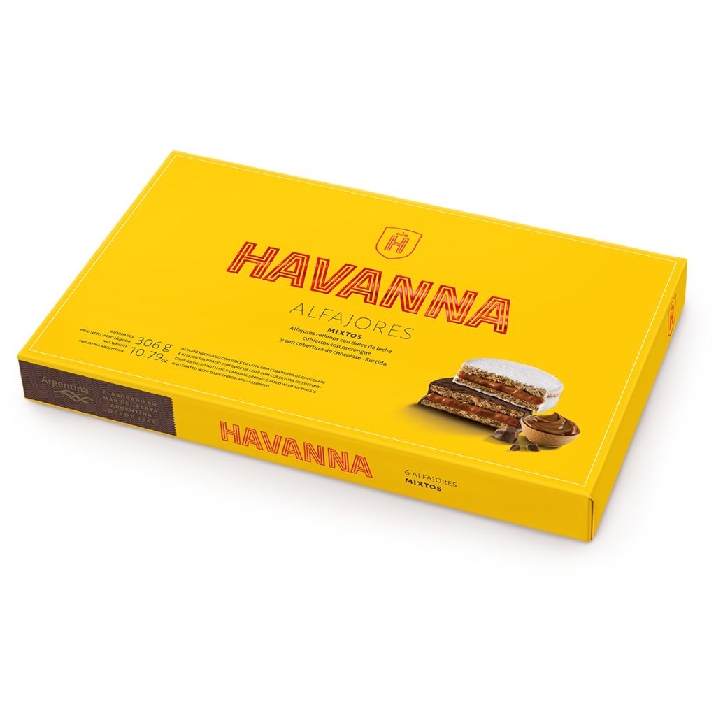 Alfajores Mixed Havanna 6 Pack (330g)