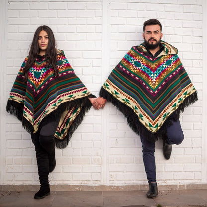 Alpaca Festival Poncho - Mexican Poncho