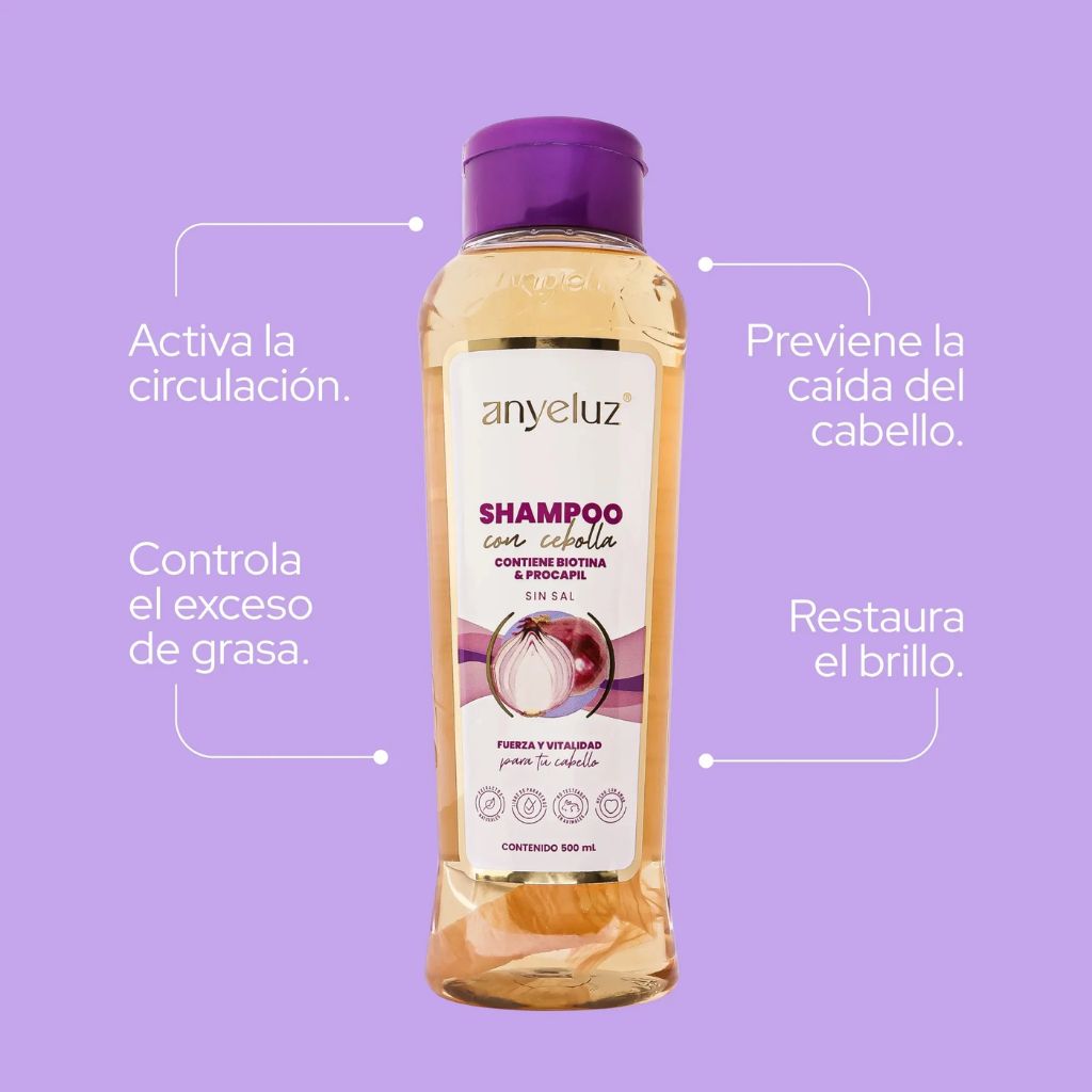 Anyeluz Onion Shampoo (500 ml)