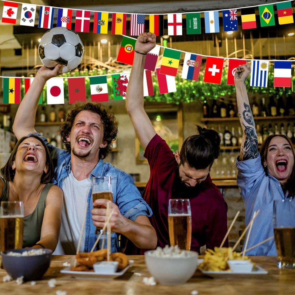 Multi-Country Bunting Flags