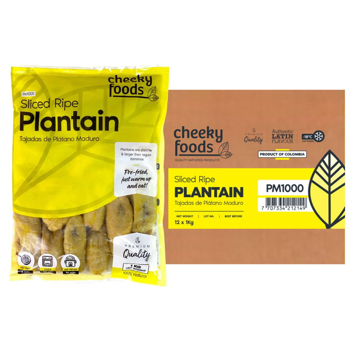 Plantain Ripe Box Frozen Plantains – Cheeky Foods
