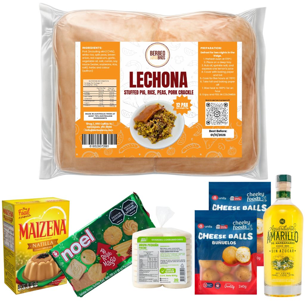 COMBO Lechona Cushion Christmas Party 12 pax