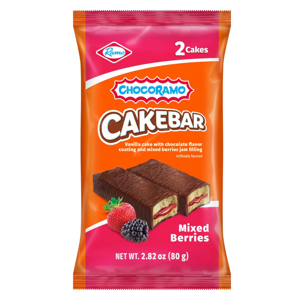 Cakebar Mixed Berries Chocoramo x 2 units (80g)