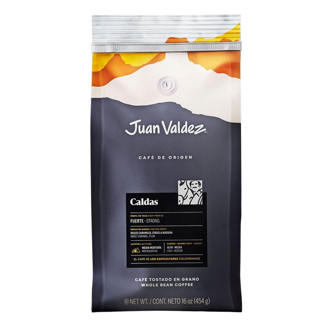 Caldas Gourmet Beans Colombian Coffee Juan Valdez (454g)