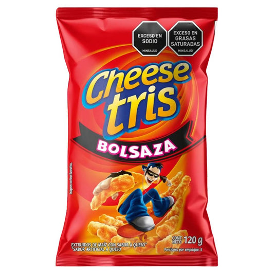 Cheese Tris Cheese Flavoured Puffed Corn Snacks Frito Lay (120g)