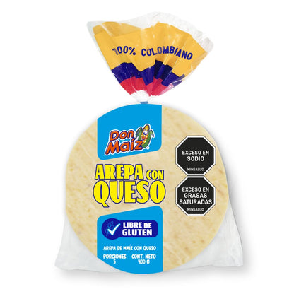 Cheese and Corn Arepa Quesudita Don Maiz  x 5 (400g)