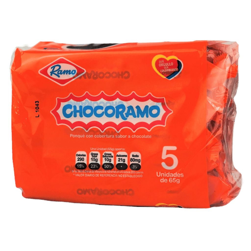 Chocoramo Chocolate Covered Cake Ramo Pack of 5 (325g)