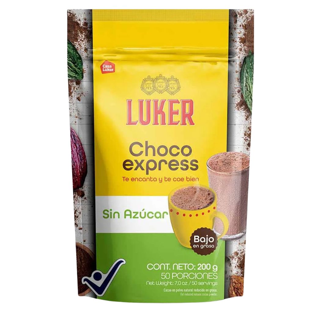 Choco Express Luker Unsweetened Cocoa Powder Doypack (200g)