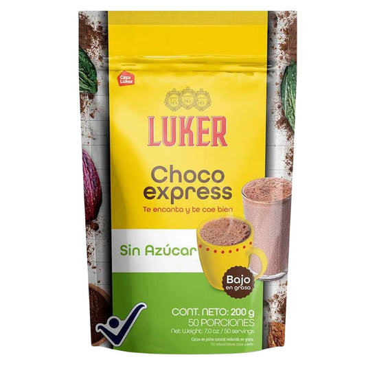 Choco Express Luker Unsweetened Cocoa Powder Doypack (200g)