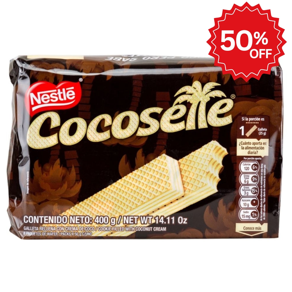 Cocosette Coconut Flavour Wafer Nestle Pack of 8 (400g)