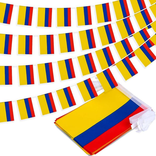 Colombian Bunting Flags 10m (14cmx21cm)