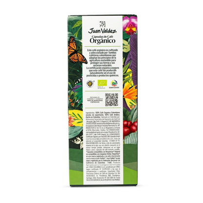 Organic Coffee Capsules Juan Valdez Pack of 8 (35g)