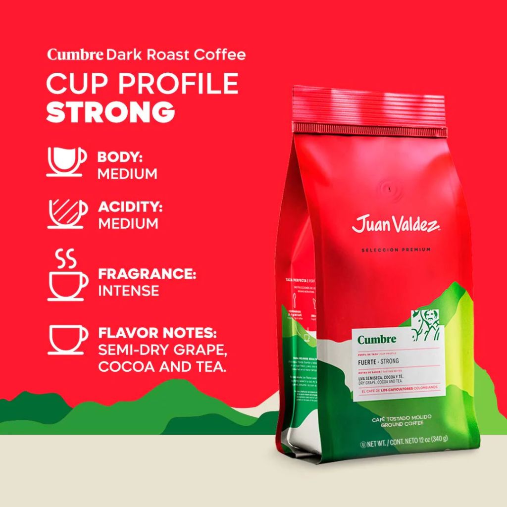 Cumbre Premium Ground Colombian Coffee Juan Valdez (340g)