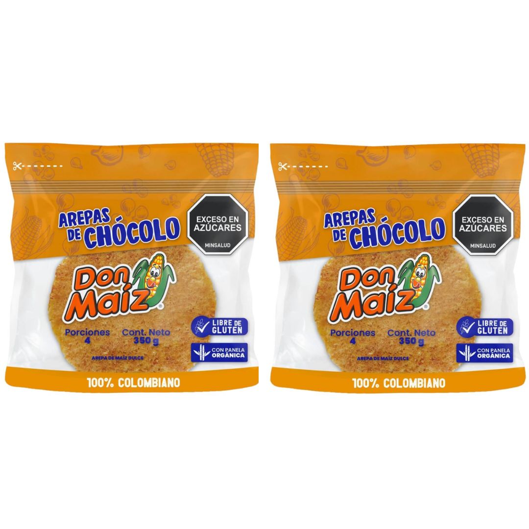 DEAL Sweet Corn Choclo Arepa Don Maiz x4 (350g) 2 Packs