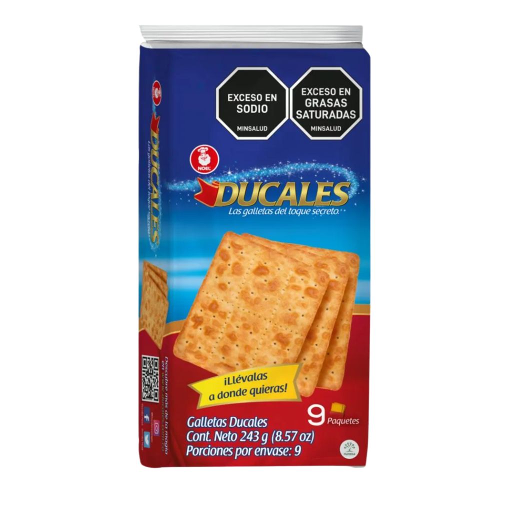 Ducales Flavoured Crackers Noel Pack of 9 (243g)