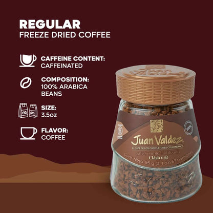 Freeze-Dried Regular Coffee Juan Valdez (95g)