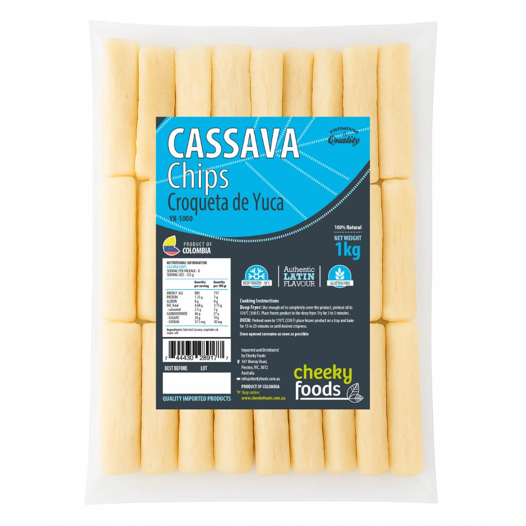 Frozen Cassava Chips (1Kg) – Cheeky Foods