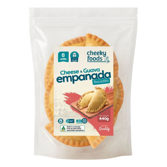 Cheese and Guava Empanada Cheeky Foods x 8 (440g)
