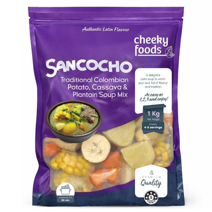 Frozen Colombian Sancocho Plantain and Potato Soup Mix (1Kg)