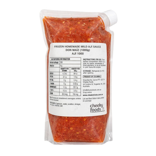 Frozen Homemade Mild Aji Sauce Don Maiz (1000g)