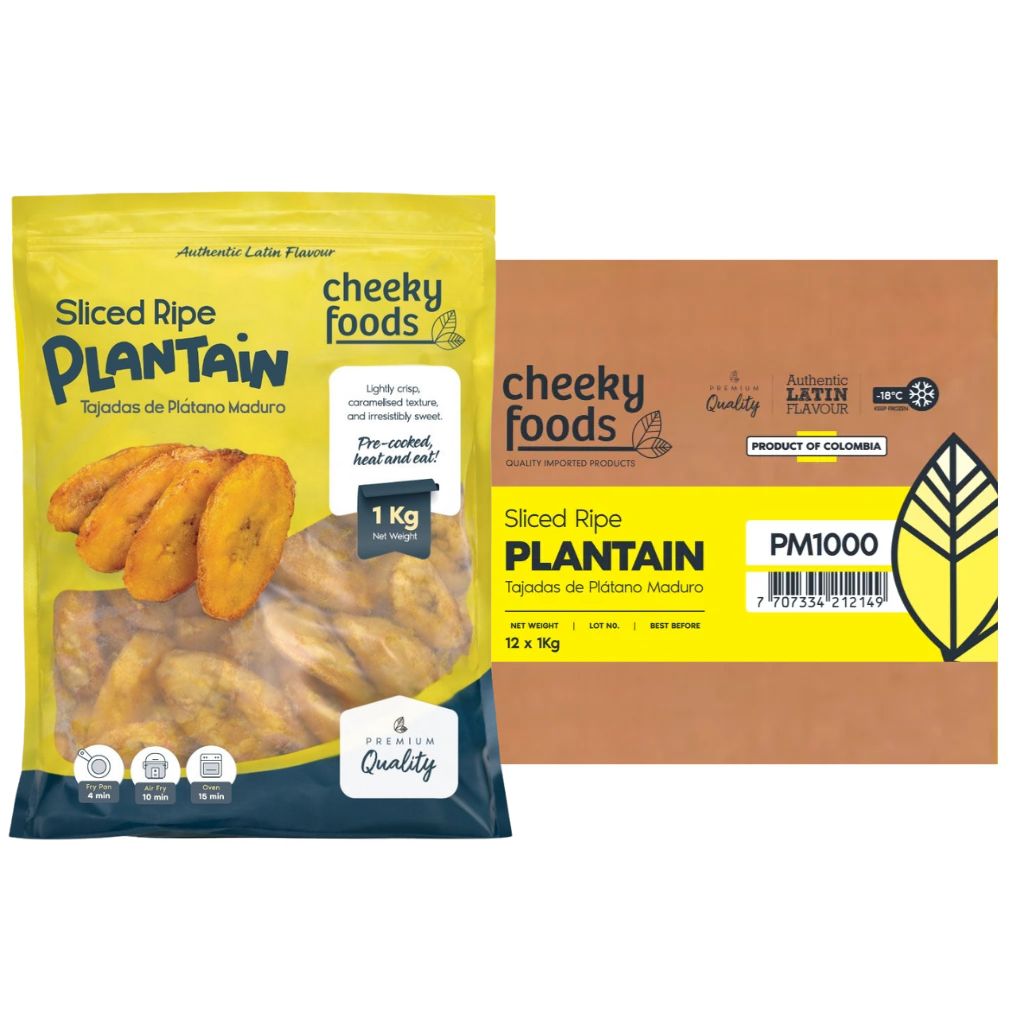 Frozen Sliced Ripe Plantain Box (12 x 1Kg)