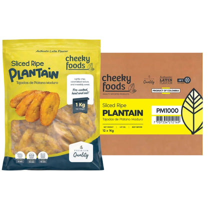 Frozen Sliced Ripe Plantain Box (12 x 1Kg)
