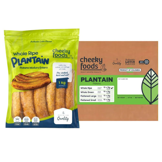 Plantain Ripe Box Frozen Plantains – Cheeky Foods