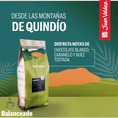 Quindio Gourmet Beans Colombian Coffee Juan Valdez (454g)