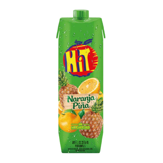 Hit Orange Pineapple Juice Postobon Tetrapack (1Lt)