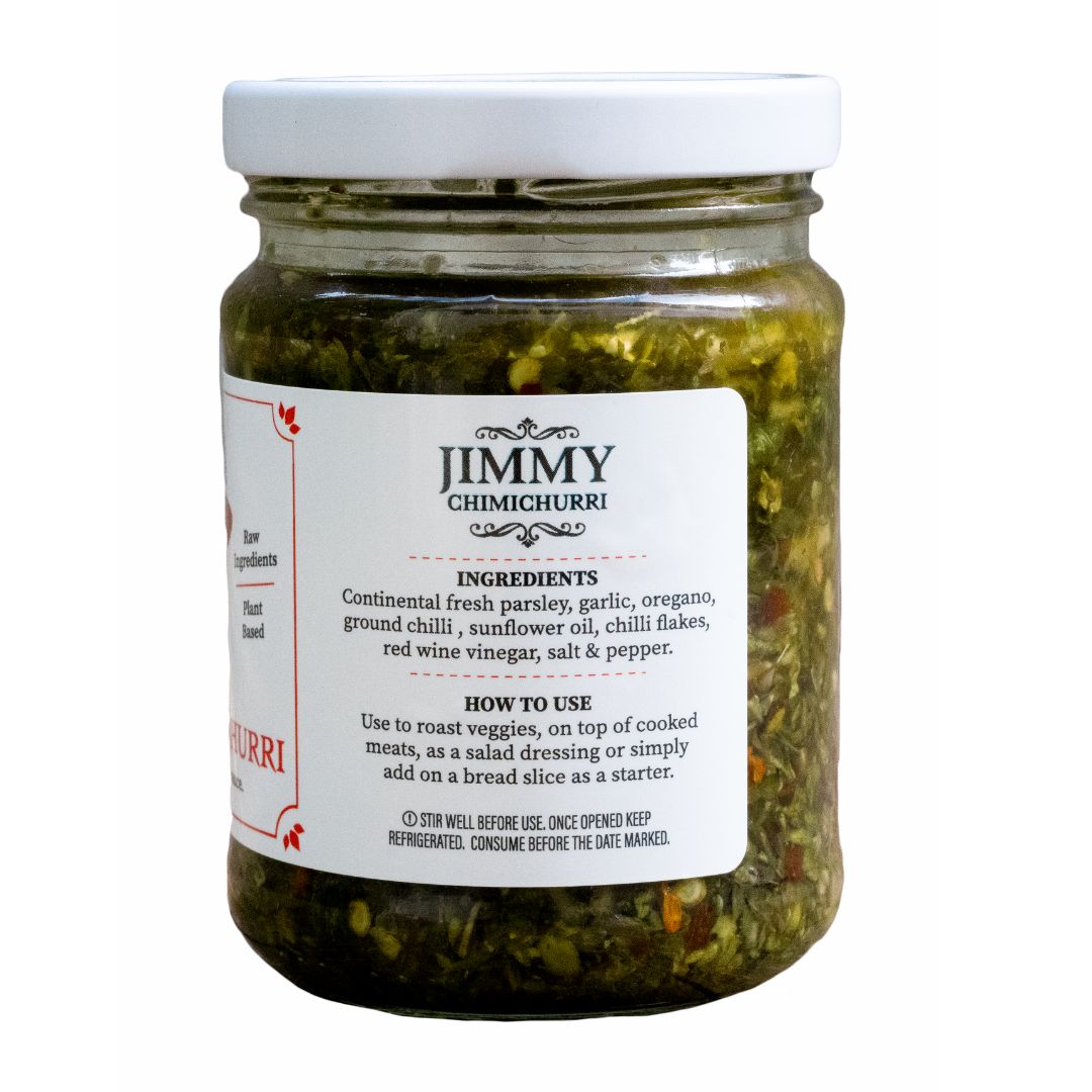 Hot Jimmy Chimichurri Sauce Jar (200g)