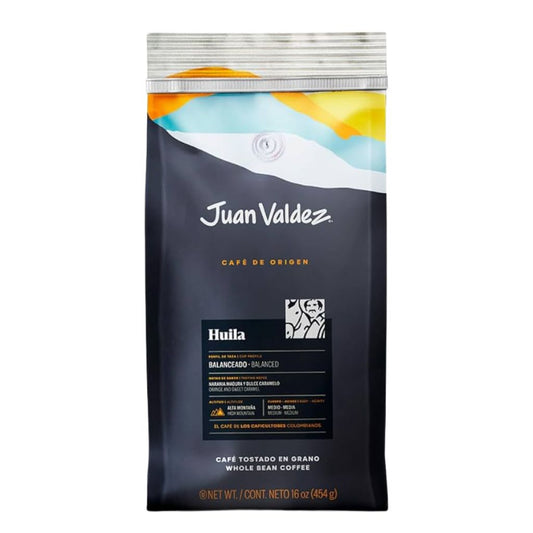 Huila Gourmet Beans Colombian Coffee Juan Valdez (454g)