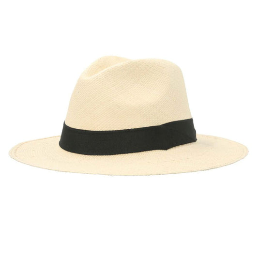 Iraca Palm Fino Fedora Panama Hat Unisex Size 5 Hat UPF 40