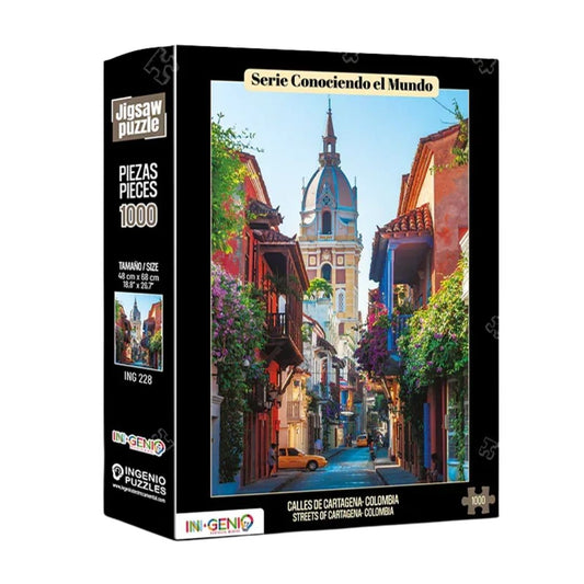 Jigsaw Puzzle Cartagena Streets 1000-Piece